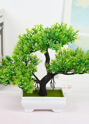Artificial Plants Bonsai Small Tree Pot Fake Plant Flowers Potted