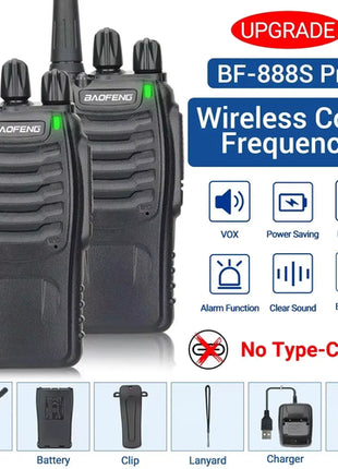Baofeng BF-888S Pro Walkie Talkie Wireless Copy Frequency Long Range
