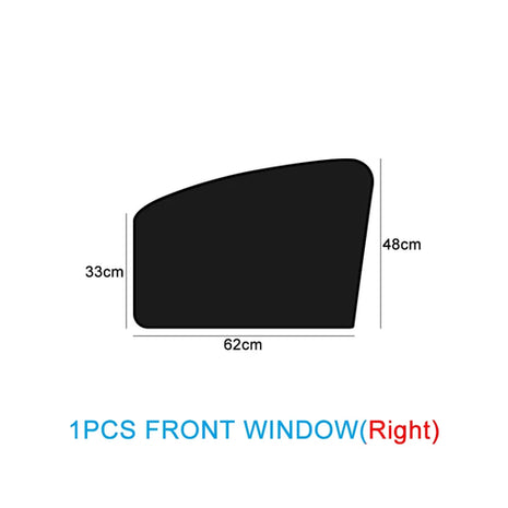 Magnetic Car Sunshade UV Protection Curtains Sun Shield Cover Double