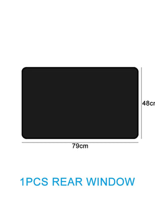 Magnetic Car Sunshade UV Protection Curtains Sun Shield Cover Double