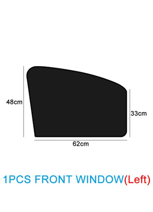 Magnetic Car Sunshade UV Protection Curtains Sun Shield Cover Double