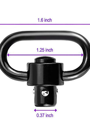 Tactical Strap Gun Sling Swivel Buckle Heart Shaped Ring Quick Release