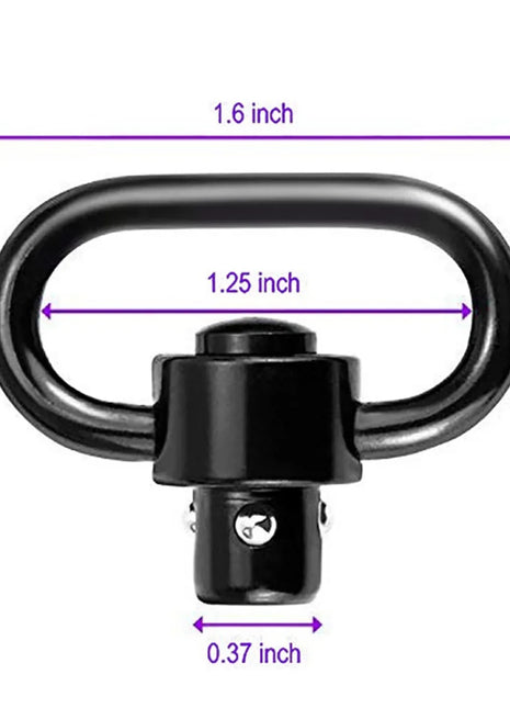 Tactical Strap Gun Sling Swivel Buckle Heart Shaped Ring Quick Release