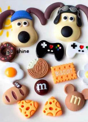 1 Set 14pcs Cute Dogs Shoe Charms Accessories Boys Girls Sandals