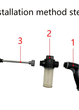 High Pressure Spray Water Gun Washing Garden Watering Hose Nozzle