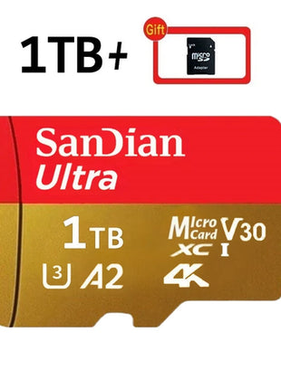 Original 2TB 1TB SanDian Ultra Card SD/TF Flash Memory Card 256/512GB