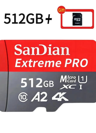 Original 2TB 1TB SanDian Ultra Card SD/TF Flash Memory Card 256/512GB
