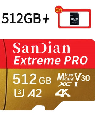 Original 2TB 1TB SanDian Ultra Card SD/TF Flash Memory Card 256/512GB