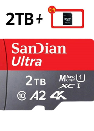 Original 2TB 1TB SanDian Ultra Card SD/TF Flash Memory Card 256/512GB