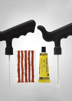 Emergency Tire Repair Kit,Comprehensive Tire Repair Kit with Rubber