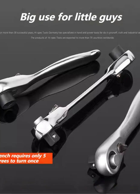 1/4" Mini Socket/ Mini Bit/ 2-in-1 Ratchet Handle Wrenches