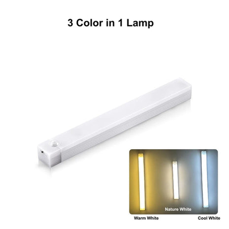 Rechargeable Motion Sensor LED Bar Light Induction Night Light
