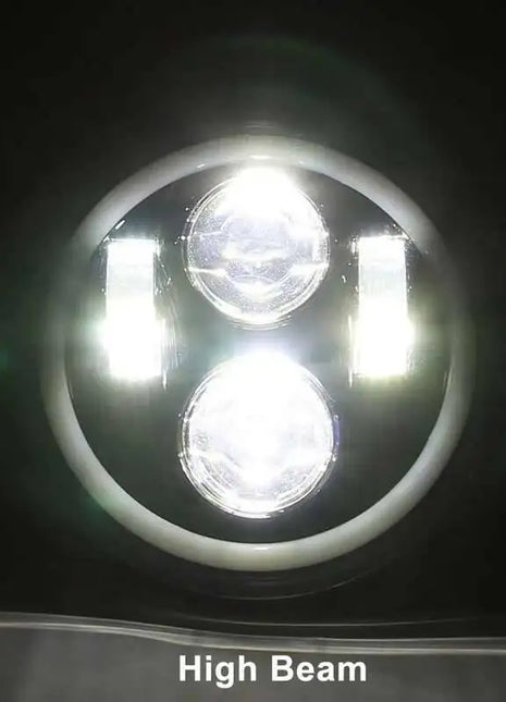 Motorcycle Headlight 5.75 Inch Lamp Halo For Triumph Rocket Iii 3
