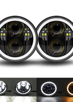 Motorcycle Headlight 5.75 Inch Lamp Halo For Triumph Rocket Iii 3