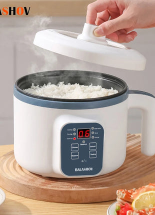 1.7L Electric Rice Cooker Single Double Layer 220V Multi Cooker