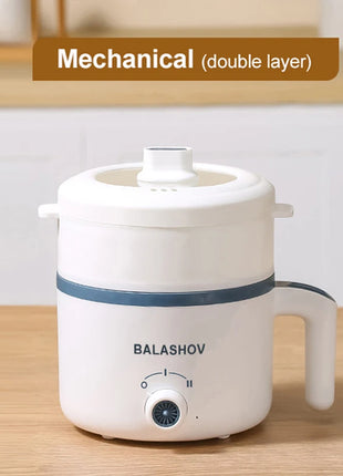 1.7L Electric Rice Cooker Single Double Layer 220V Multi Cooker