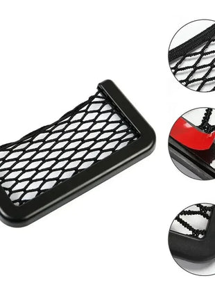 Auto Seat Side Interior Back Sundries Pocket Mesh Storage Bag Phone