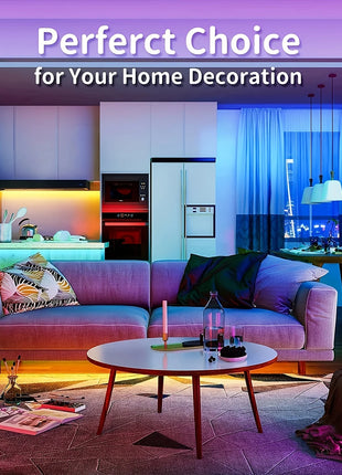 10m 20m Led Strip Lights with 44 Key Remote Control RGB Tape Led Wall