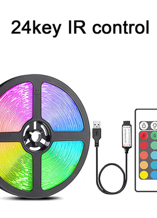10m 20m Led Strip Lights with 44 Key Remote Control RGB Tape Led Wall