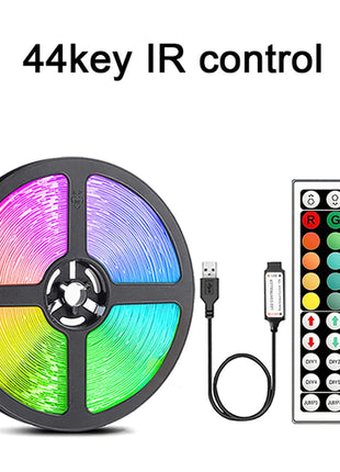 10m 20m Led Strip Lights with 44 Key Remote Control RGB Tape Led Wall
