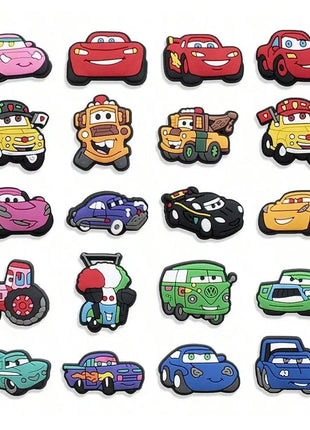 MINISO 20pcs Cars Shoe Decorations Shoe Accessories Charms For Clogs