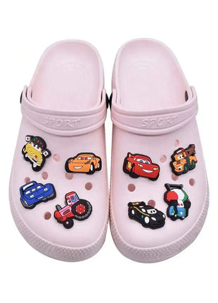 MINISO 20pcs Cars Shoe Decorations Shoe Accessories Charms For Clogs