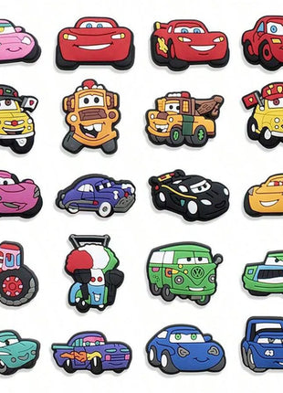 MINISO 20pcs Cars Shoe Decorations Shoe Accessories Charms For Clogs