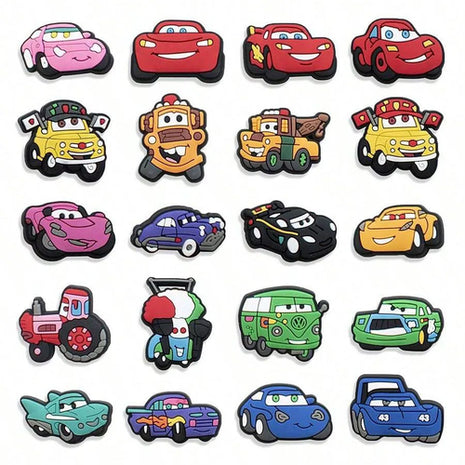 MINISO 20pcs Cars Shoe Decorations Shoe Accessories Charms For Clogs
