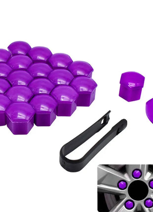 20PCS Universal Wheel Nut Covers 17/19/21mm - ust-proof wheel bolt