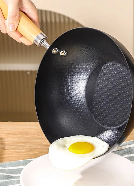 Frying Pan Non-Stick Iron Pan Mini Frypan Pot Saucepan Cooking
