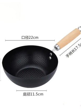 Frying Pan Non-Stick Iron Pan Mini Frypan Pot Saucepan Cooking