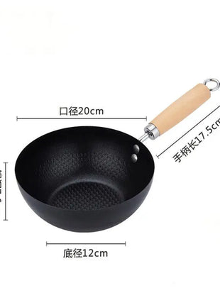 Frying Pan Non-Stick Iron Pan Mini Frypan Pot Saucepan Cooking