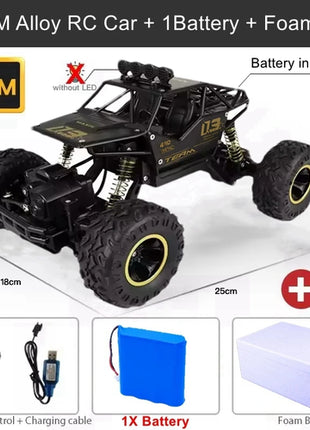 Oike RC Car Remote Control Climbing Vehicle Outdoor All Terrain