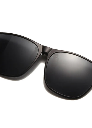 Polarized Clip on Sunglasses Men Photochromic Car Driver Goggles Night