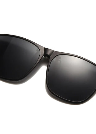 Polarized Clip on Sunglasses Men Photochromic Car Driver Goggles Night