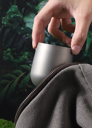 Titanium Cup Insulated Double Wall Drink Cup Outdoor Cooking Camping