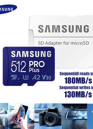 SAMSUNG Original Memory Card 64GB/U1/128GB/256GB/512GB SDXC Micro