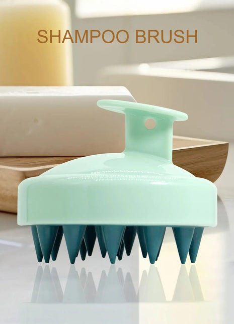 Silicone Shampoo Scalp Hair Massager Head Body Scalp Massage Brush