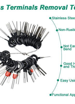 11/18/26Pcs Car Terminal Removal Repair Tools Electrical Wiring Crimp
