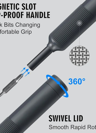 27 in 1 Precision Screwdriver Set  Magnetic Bits Pen Style Manual