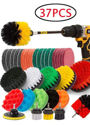 Electric Drill Brush Accessories A Set Of Electric Car Wash Brush Car