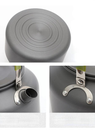 0.8L/1.1L/1.2L/1.6L/2L/2.5L Aluminum alloy Portable Outdoor Camping
