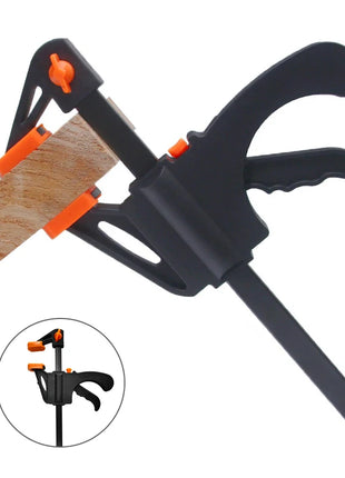 2pc 4 Inch Woodworking F-clip Nylon Quick Woodworking Clip Wooden