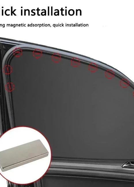 Magnetic Car Window Sunshade Cover Summer UV Protection Car Side Front