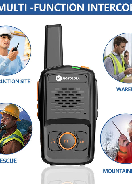 Motolola Mini Walkie Talkie 16 Channels Professional MT-N1 UHF