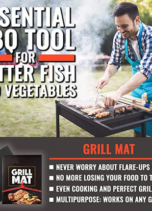60*40cm Non-stick BBQ Grill Mat  Baking Mat Barbecue Tool Cooking