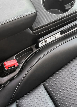 2Pcs Car Seat Gap Filler Seat Crevice Storage Box Bag Between Seats