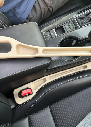 2Pcs Car Seat Gap Filler Seat Crevice Storage Box Bag Between Seats