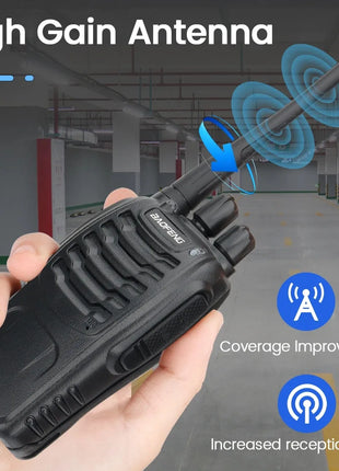 5W Baofeng BF-888S Walkie Talkie USB Plug Dual Band Portable Two Way