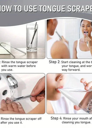 Premium 1pcs/3pcs Metal Tongue Scraper Cleaner for Adults & Kids,